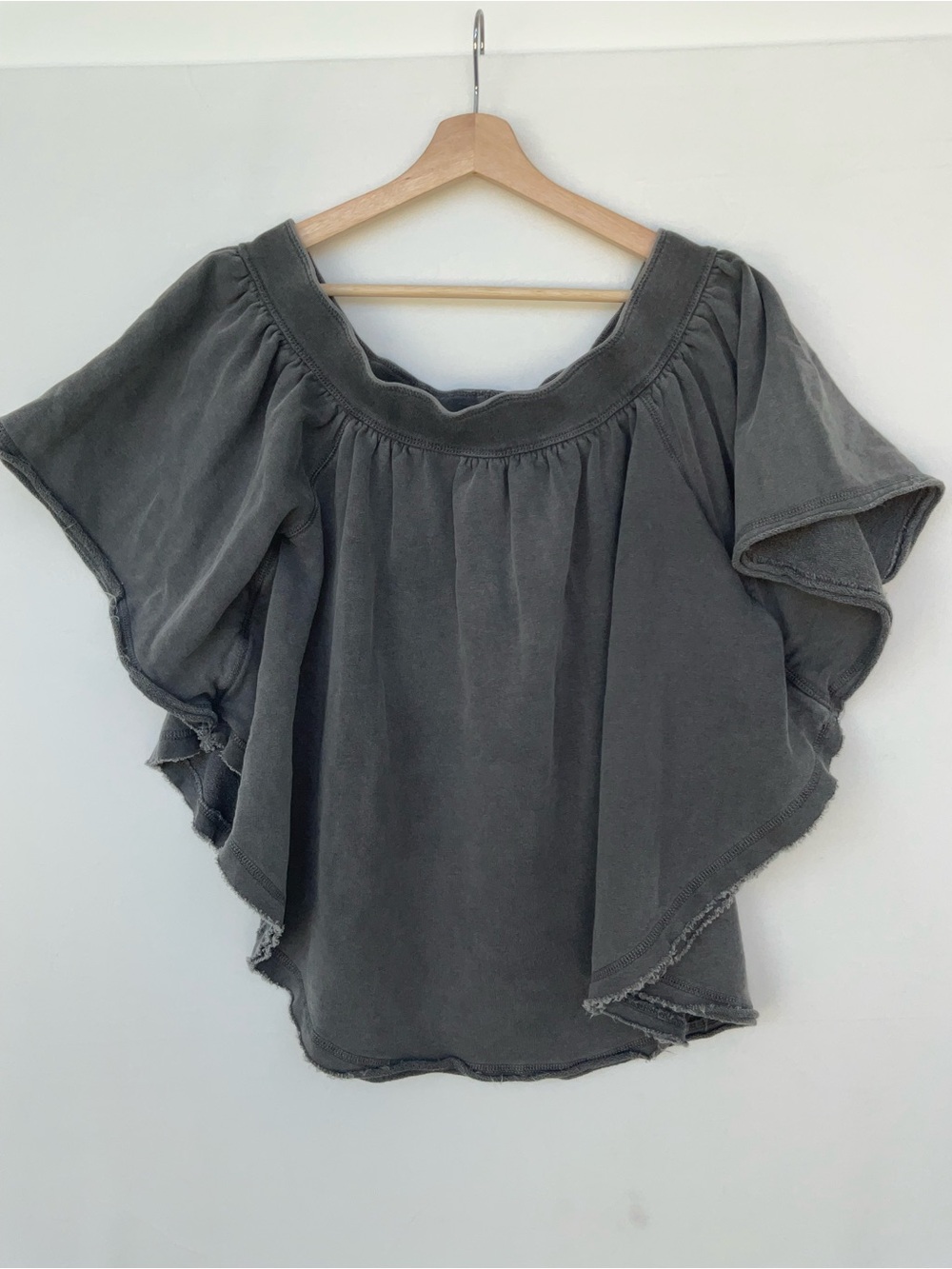 Free People Kiss me Off-Shoulder Flowing top